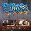 tjapalo® vz79 Graffiti Wandtattoo Graffiti Name Wandtattoo Kinderzimmer Name Bilder personalisiert Jugendzimmer Deko personalisiert Wanddeko Kinderzimmer A vz79