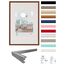 walther design Bilderrahmen silber 50 x 70 cm New Lifestyle Kunststoffrahmen KV070S