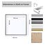 Bilderrahmen Kunststoff Lifestyle Foto Rahmen Collage Wanddeko Poster Photo Style: Farbe: Stahl | Format: 40x40
