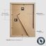 VUVUZULA Bilderrahmen A4 Holzrahmen 21x30cm Holz Fotorahmen MDF Rahmen DIN A4 für Urkunden in Natur 3er Set