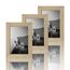 VUVUZULA Bilderrahmen 10x15cm Holz Fotorahmen 4x6 Zoll Holzrahmen MDF Rahmen 10x15cm in Natur 3er Set