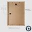 VUVUZULA Bilderrahmen A3 Holz Fotorahmen 30x42cm Holzrahmen MDF Rahmen DIN A3 Natur 3er Set