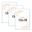 Wackadoo Bilderrahmen 13x18 Weiß 3er Set Fotowand Fotorahmen aus leichtem Kunststoff mit Glas Picture frame Poster