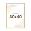 Wackadoo Bilderrahmen 30x40 Gold Fotowand Fotorahmen aus leichtem Kunststoff mit Glas Picture frame Poster