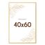 Wackadoo Bilderrahmen 40x60 Gold Fotowand Fotorahmen aus leichtem Kunststoff mit Glas Picture frame Poster