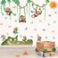 TOARTI Wandtattoo Dschungel Tiere Reben Wandaufkleber Affen Krokodil Safari Tiere Wandsticker Kinderzimmer Babyzimmer Schlafzimmer Wanddeko