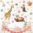 TOARTI Tiere Wandaufkleber Cartoon Tiere Wandsticker Bär Giraffe Koala Kaninchen Wanddeko für Mädchen Babyzimmer Wandbild Kinderzimmer Schlafzimmer Wohnzimmer