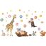 TOARTI Tiere Wandaufkleber Cartoon Tiere Wandsticker Bär Giraffe Koala Kaninchen Wanddeko für Mädchen Babyzimmer Wandbild Kinderzimmer Schlafzimmer Wohnzimmer