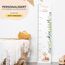 Kidsmood - Personalisierte Messlatte Kinder aus Holz – Hochwertige Messleiste & Wand-Deko für Baby- & Kinderzimmer mit abenteuerlichem Fuchs – Tolles Taufgeschenk für Mädchen & Jungen - Skala 65-140cm