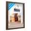 PHOTOLINI 3D Bilderrahmen zum Befüllen 30x40 Eiche dunkel groß, 1,5 cm tiefer Objektrahmen mit Glas, tiefer Bilderrahmen 30x40 Holz MDF mit Passepartout, Dicker 3D Rahmen befüllbar für Gegenstände