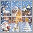 DERAYEE Christmas Window Decoration,Fensterbilder Kinder,Fensterdeko für Weihnachtsdeko fensterbilder Weihnachten