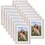 Vasemouh Beige Bilderrahmen 15er-Set, für 13x18 Bilder mit Passepartout oder für Bilder 15x20 ohne Passepartout, Wand- und Tischaufstellung