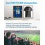 PHOTOLINI Bilderrahmen Trikotrahmen Fußball 70x90, Weißer Bilderrahmen für Trikot, Rahmen Trikot 90x70 mit Acrylglas zum Aufhängen, Jersey Frame mit zweifarbiger Rückwand & starkem Magnetsystem