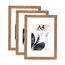 Bilderrahmen A4 | Holzfarbe | Plexiglas | Posterrahmen | Fotorahmen | 3er Set |bilderrahmen 21x30|