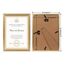 Giftgarden 7 Stück Gold Bilderrahmen DIN A4 Set für 21x29,7 CM Fotos und Bilder, Fotorahmen Collage für Kunstwerke Zertifikate Dokumente - Wand- oder Tischaufsteller