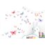 Little Deco Wandtattoo Wandaufkleber Wandsticker 32 Schmetterlinge Wanddeko Kinderzimmer Spielzimmer Schlafzimmer Wohnzimmer Flur Bad WC Kindergarten DL654