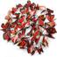 Foonii 72 PCS 3D Schmetterlinge Wanddeko Aufkleber Abziehbilder,schlagfestem Kunststoff Schmetterling Dekorationen, Wand-Dekor Rot