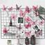 Foonii 72 PCS 3D Schmetterlinge Wanddeko Aufkleber Abziehbilder,schlagfestem Kunststoff Schmetterling Dekorationen, Wand-Dekor Rosa