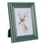 HUIXIANG Bilderrahmen 10x15 Fotorahmen Vintage Retro Bilderrahmen Rustikal für Fotos 10x15cm Aufgehängt Oder Aufgestellt Werden Schönes Türkis/Blau