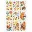 9 Aufklebern Thanksgiving Herbstdeko Fenster Aufkleber,Fensterbilder Herbst Selbstklebend Thanksgiving Herbstdekorationen Herbst Fensterbilder Herbstblätter Deko Fenster Aufkleber (B)