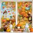 9 Aufklebern Thanksgiving Herbstdeko Fenster Aufkleber,Fensterbilder Herbst Selbstklebend Thanksgiving Herbstdekorationen Herbst Fensterbilder Herbstblätter Deko Fenster Aufkleber (B)