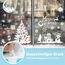 Fensterbilder Weihnachten Selbstklebend Schneeflocken Fensterdeko 202PCS - Nepfaivy Wiederverwendbare Statische Weihnachtsfensterbilder, Winter Fenstersticker Schneeflocken Fensteraufkleber Deko