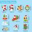 AUAUY 389PCS Fensteraufkleber Weihnachten, PVC Static Selbstklebend Weihnachtsfensterbilder Doppelseitig, Fensterbilder Schneeflocke Rentier Weihnachtsmann Wiederverwendbare Winter Dekoration-10Blatt