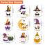 AUAUY 70PCS Halloween Fensterbilder, Statische Selbstklebend Wiederverwendbar Halloween Aufkleber, Bat Castle Baummonster Spinne Schädel Kürbis Halloween Deko Fenster für Party (9 Blatt)
