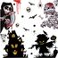 Halloween Fenster Aufkleber Dekoration - 55stk Groß Stickers Wasserdichtes Selbstklebendes für Fenster