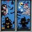 Halloween Fenster Aufkleber Dekoration - 55stk Groß Stickers Wasserdichtes Selbstklebendes für Fenster