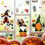 Halloween Fenster Aufkleber Dekoration - 6 Stück Thanksgiving Stickers für Halloween und Thanksgiving Dekoration - Sale Clearance