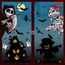 Halloween Fenster Aufkleber Dekoration - 55stk Groß Stickers Wasserdichtes Selbstklebendes für Fenster