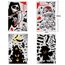 Halloween Fenster Aufkleber Dekoration - 55stk Groß Stickers Wasserdichtes Selbstklebendes für Fenster