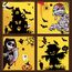 Halloween Fenster Aufkleber Dekoration - 55stk Groß Stickers Wasserdichtes Selbstklebendes für Fenster