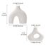 CEMABT Beige Keramikvase 2er-Set Doppelberg vasen für Moderne Boho Nordic Minimalismus-Stil Dekoration -vasen für Wohnzimmer, Hochzeit, Abendessen Tisch, Party, Büro und Schlafzimmer