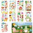 BBLIKE Fensterbilder Frühling 9 Blätter Fenstersticker Frühling Ostern Selbstklebend Schmetterling Blumen Vogel Baum Fensteraufkleber Wiederverwendbare für Fensterdeko Kinderzimmer Party Zubehör