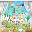 BBLIKE Fensterbilder Frühling 9 Blätter Fenstersticker Frühling Ostern Selbstklebend Schmetterling Blumen Vogel Baum Fensteraufkleber Wiederverwendbare für Fensterdeko Kinderzimmer Party Zubehör