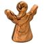 Kassis Geschenkartikel Olivenholz-Schutzengel - Handgefertigte Engel-Figur aus Bethlehem - Schutzengel-Glücksbringer - (ohne Gravur) - (1 Stück)