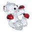 Swarovski Kris Bear Viel Glück Bär, Detailverliebter Bär aus Mehrfarbigem, Strahlendem Kristall
