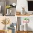 Vasen Deko -Weiße Keramik Vases Satz von 3 für Moderne Home Decor,Deco Matte Vase für Pampasgras,Vasen Deko Aesthetic Neutral Boho Skandinavische Deko Vases (A Weiß)