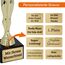 Deitert Siegerfigur inkl. Gravur mit Ihrem Wunschtext - Größe: 25 cm - das Geschenk für Männer und Frauen - personalisierte Trophäe im Filmpreis-Award Look