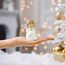 CUNTAUK Betender Engel Figur Christliche Taufe Geschenke für Mädchen Frauen für Thanksgiving Weihnachten Home Decor Ornament Memorial Konfirmation Geschenke