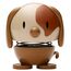 Hoptimist Tier, Hund, Wackelfigur & Glücksbringer Skandinavisch, Wohnzimmer & Schreibtisch Deko, Büro Gadget, Tolle Kleine Geschenke, 5,5 x 5,9 x 7,3 cm, Small, Braun