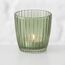 Windlicht Glas grün Teelichthalter 4er Set