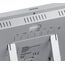 Technoline WS8016 WS 8016 Funk-Wand-Uhr mit Temperaturanzeige, Kuststoff, Silber, klein: 22,5 x 14,3 x 2,4cm