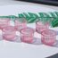 Vohocandle Rosa Teelichthalter Glas für Geburtstagsgeschenke für Mädchen, 12 Stück Teelichtgläser für Tischdekorationen, Kleine Teelichtglas für Votivkerzen und Teelichter (5 cm × 3,5 cm, Rosa)