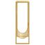 vidaXL Zeitschriftenständer Zeitungsständer Zeitungshalter Zeitungstisch Zeitungsablage Magazin Ablage Halter Aufbewahrung Golden 35x15x45cm Stahl