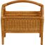 korb.outlet Zeitungsständer/Magazinsammler aus Natur-Rattan in der Farbe Honig