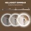 YOLEO Badspiegel rund mit Beleuchtung 80cm, Wandspiegel LED Badezimmerspiegel Antibeschlag großer Schminkspiegel, Berührungstaste Dimmbares 3 Farben LED-Licht 6500K