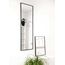 nielsen HOME Wandspiegel, 50 x 150 cm, Aluminium, Grau Glanz, Ganzkörperspiegel für alle Wohnbereiche, Hoch- & Querformat, anpassbare Aufhänger, Alpha